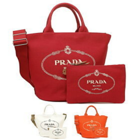 Prada Bag Shoulder Bag Canapa Pouch ZKI - Picture 1 of 9
